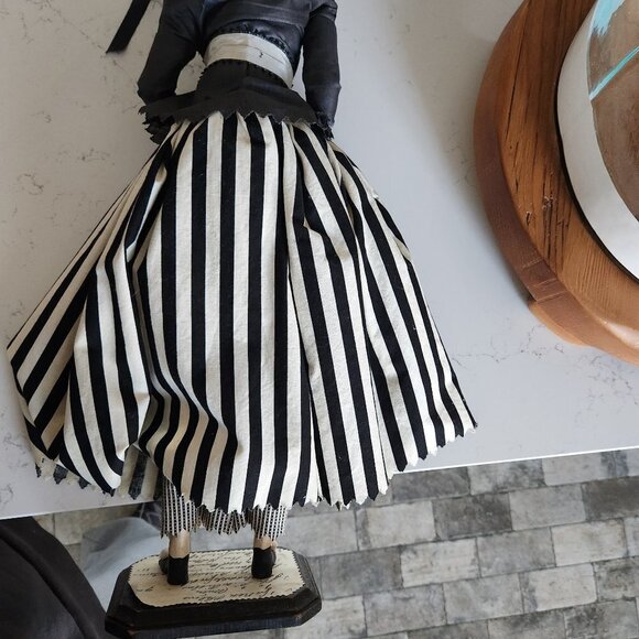 Nicol Sayre Handcrafted Folk Art Doll (witch) - Picture 8 of 14